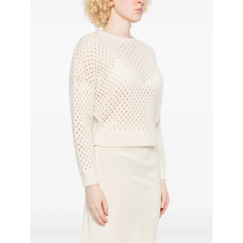 Max Mara White Knitwear - Jumpers Women - 3