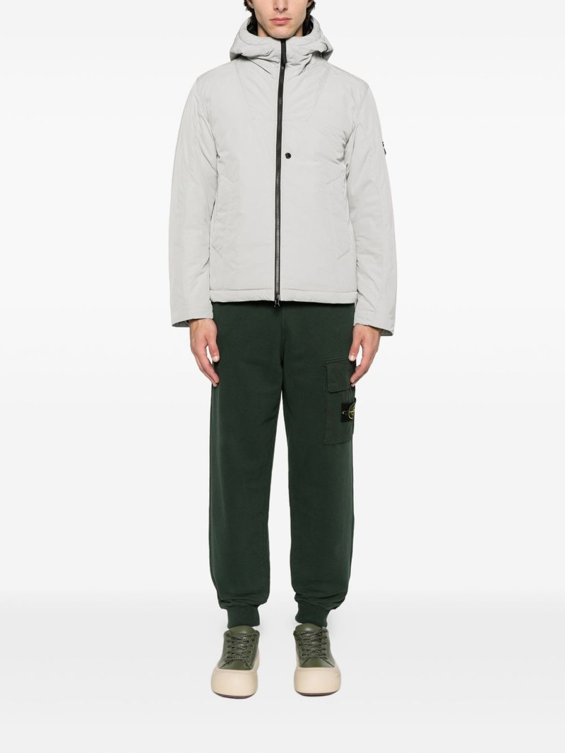 Stone Island 4100047 hooded zip-front jacket outlook