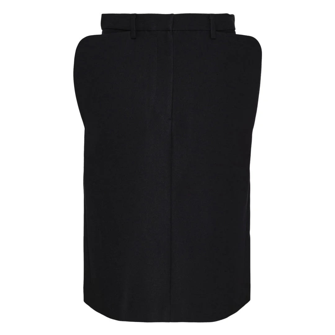Structured Panel Skirt - 1