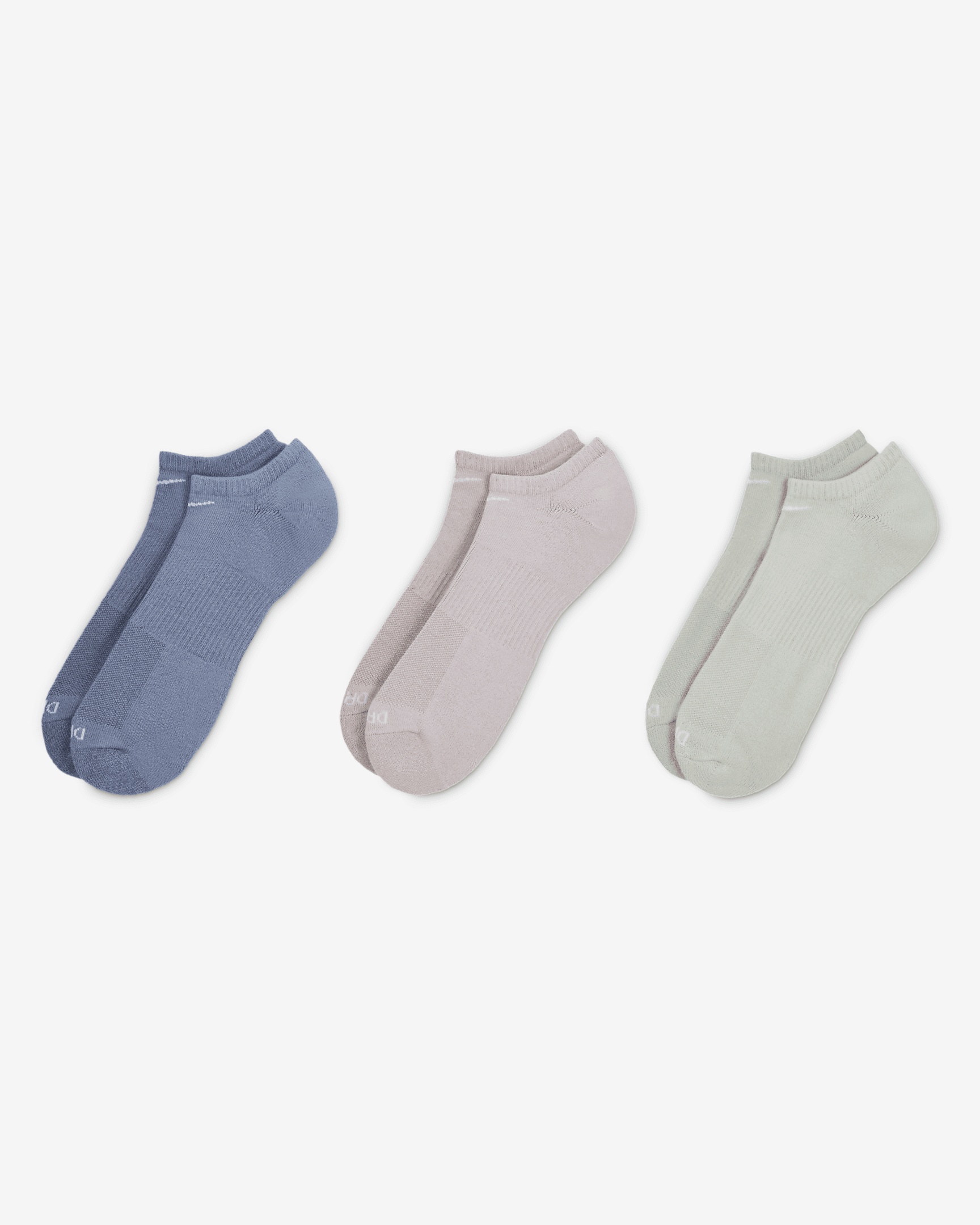 Nike Everyday Plus Cushion Training No-Show Socks (3 Pairs) - 2