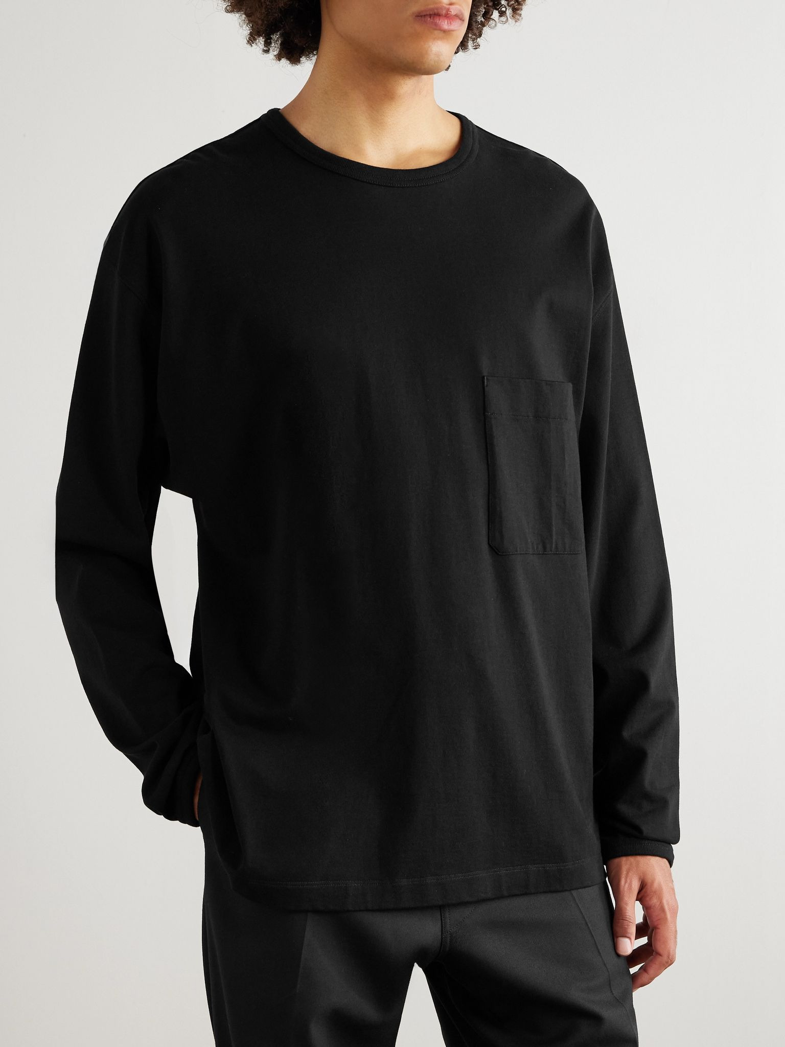 Cotton-Jersey T-Shirt Black - 3