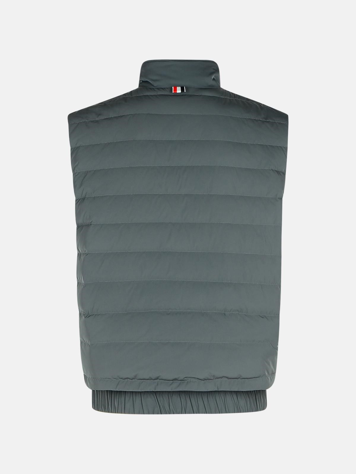 '4-BAR' GREY NYLON VEST - 3