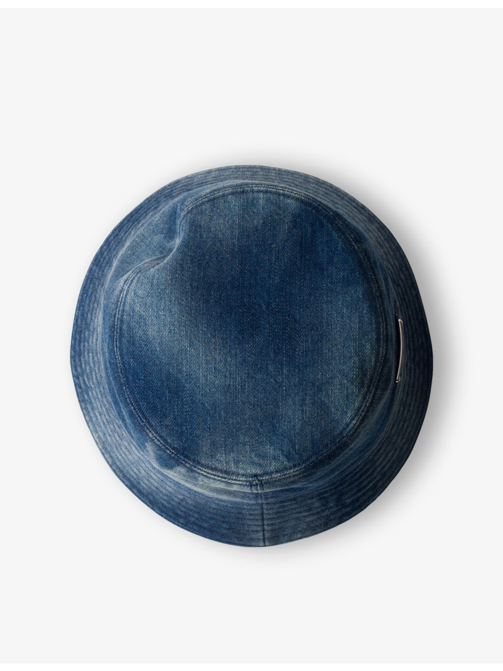 Vintage-Wash Denim Bucket Hat - 2