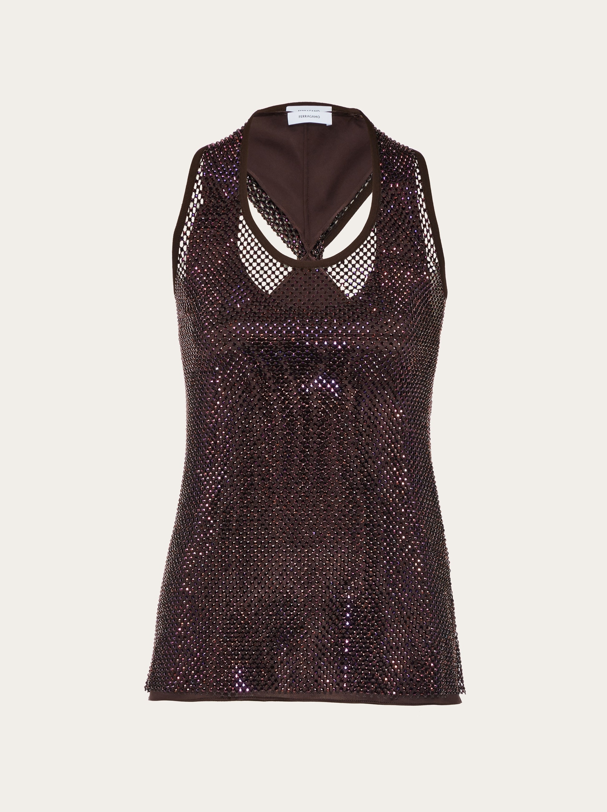 Sleeveless net top - 1