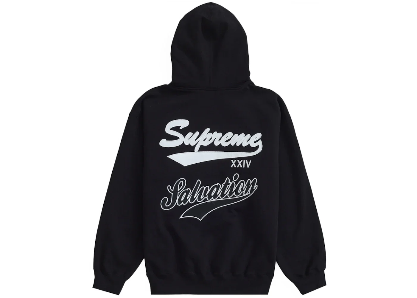 Supreme Supreme Salvation Zip Up Hooded Sweatshirt Black REVERSIBLE