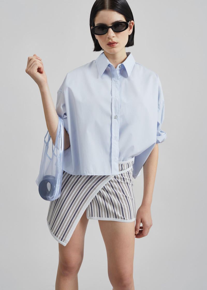 Jia Sheer Mini Tote Bag - Sky 5