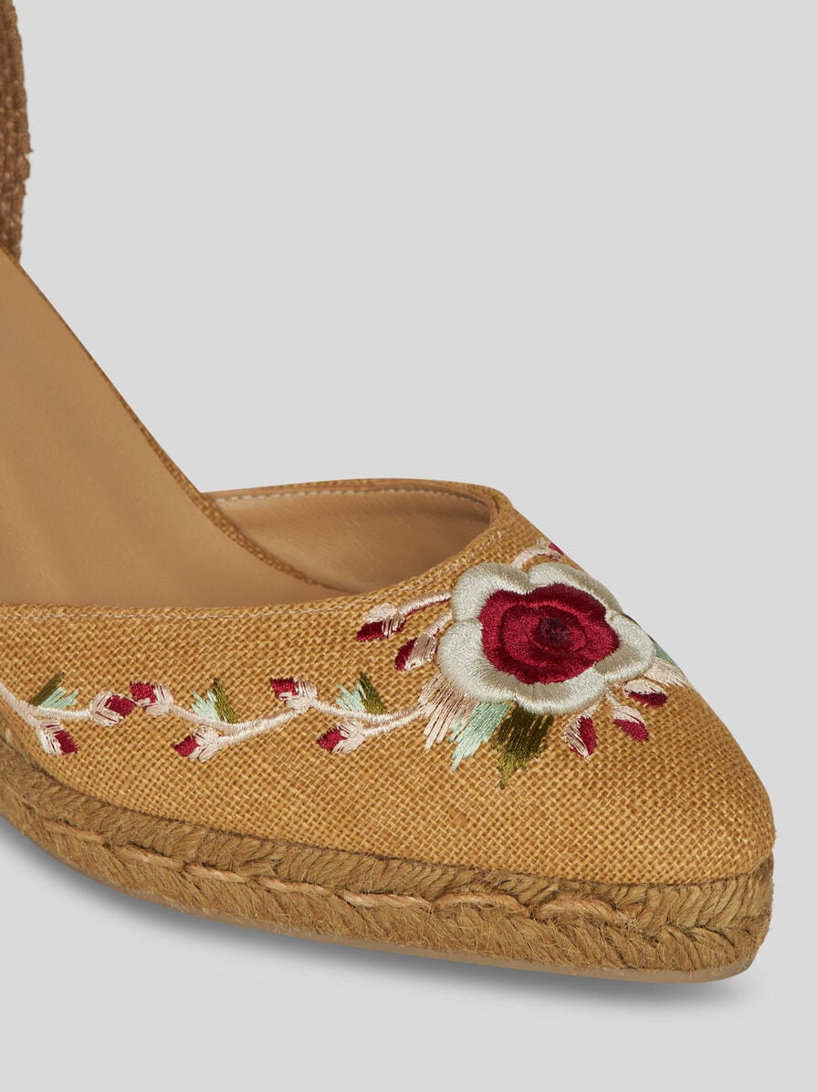 WEDGE ESPADRILLES WITH EMBROIDERY - 4