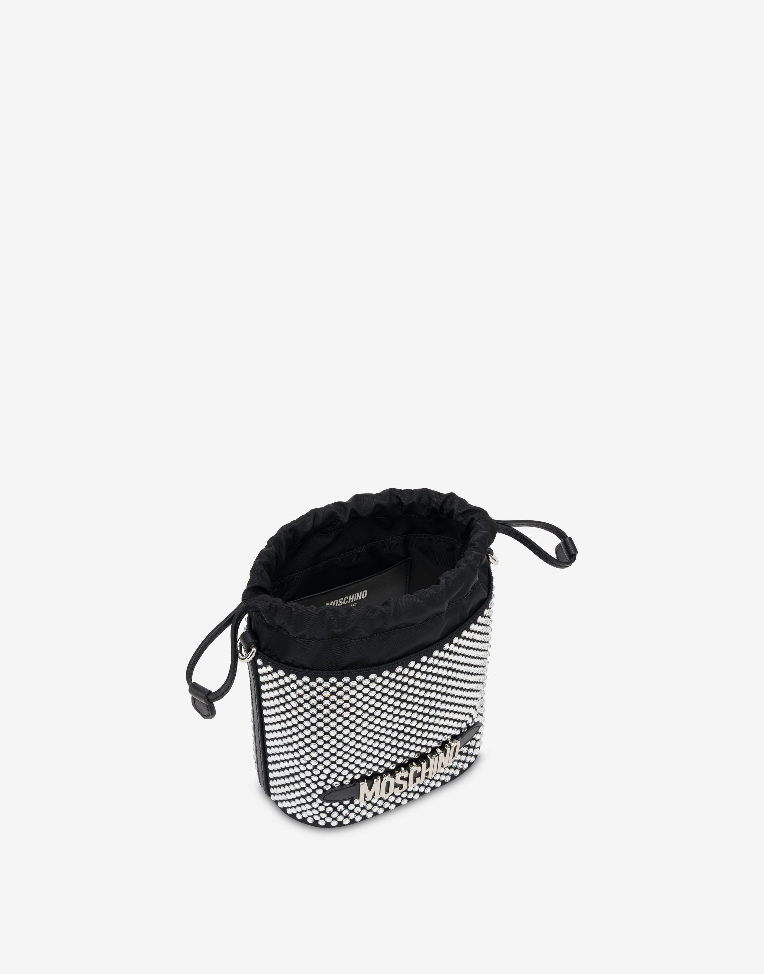 BUCKET BAG WITH RHINESTONES - 3