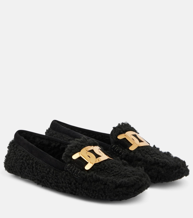 Gommini Catena shearling driving shoes - 1
