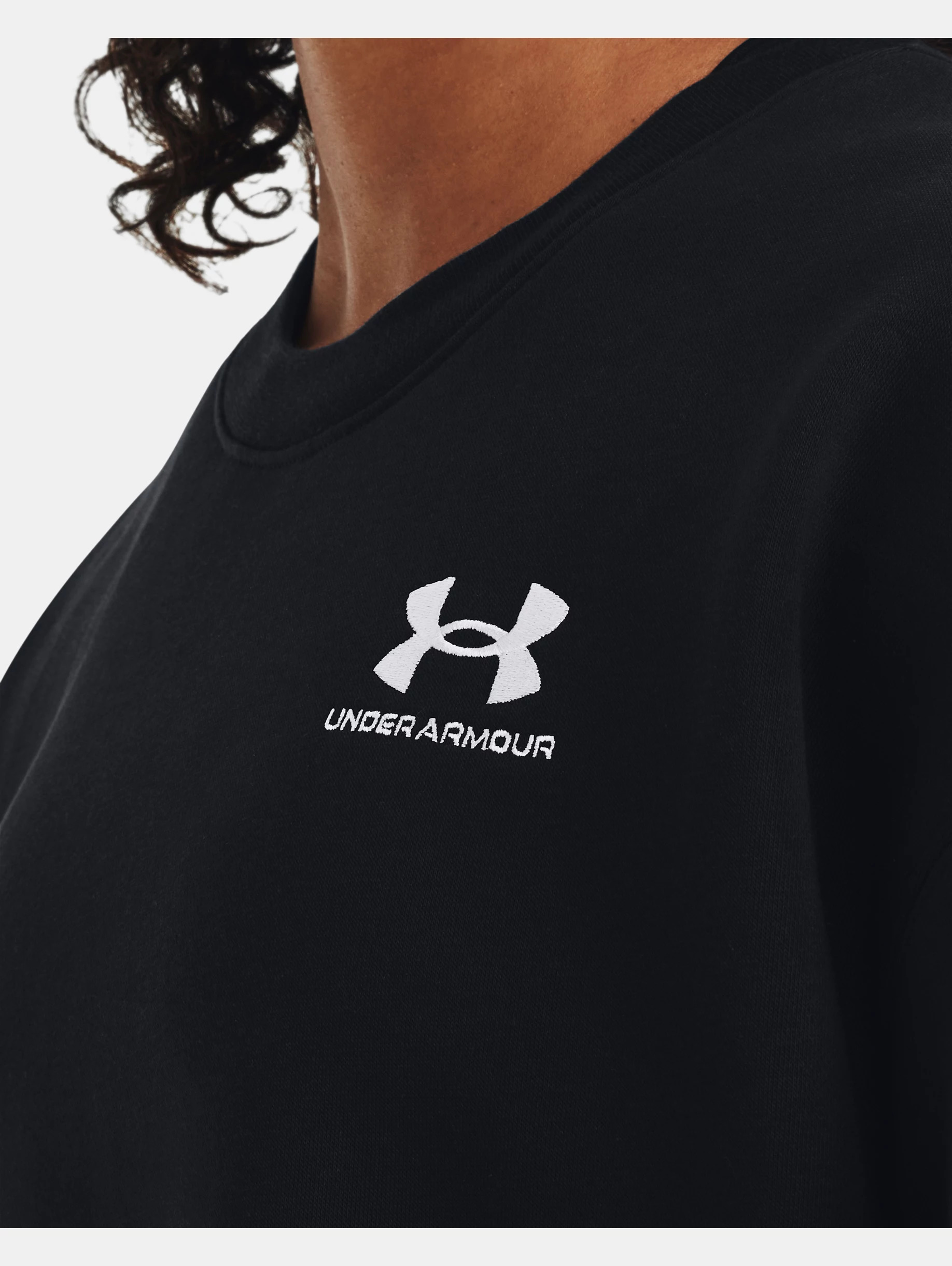 Women's UA Icon Fleece Oversized Crew - 6