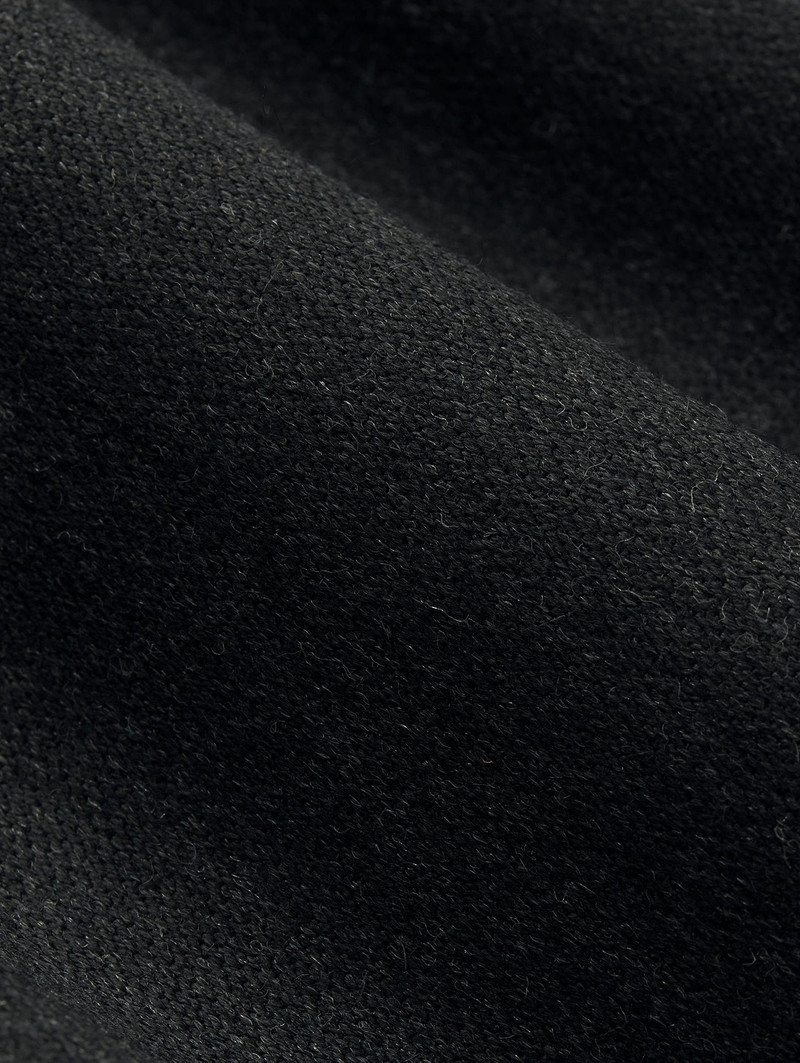 Pleated Trouser - Charcoal Wool 9