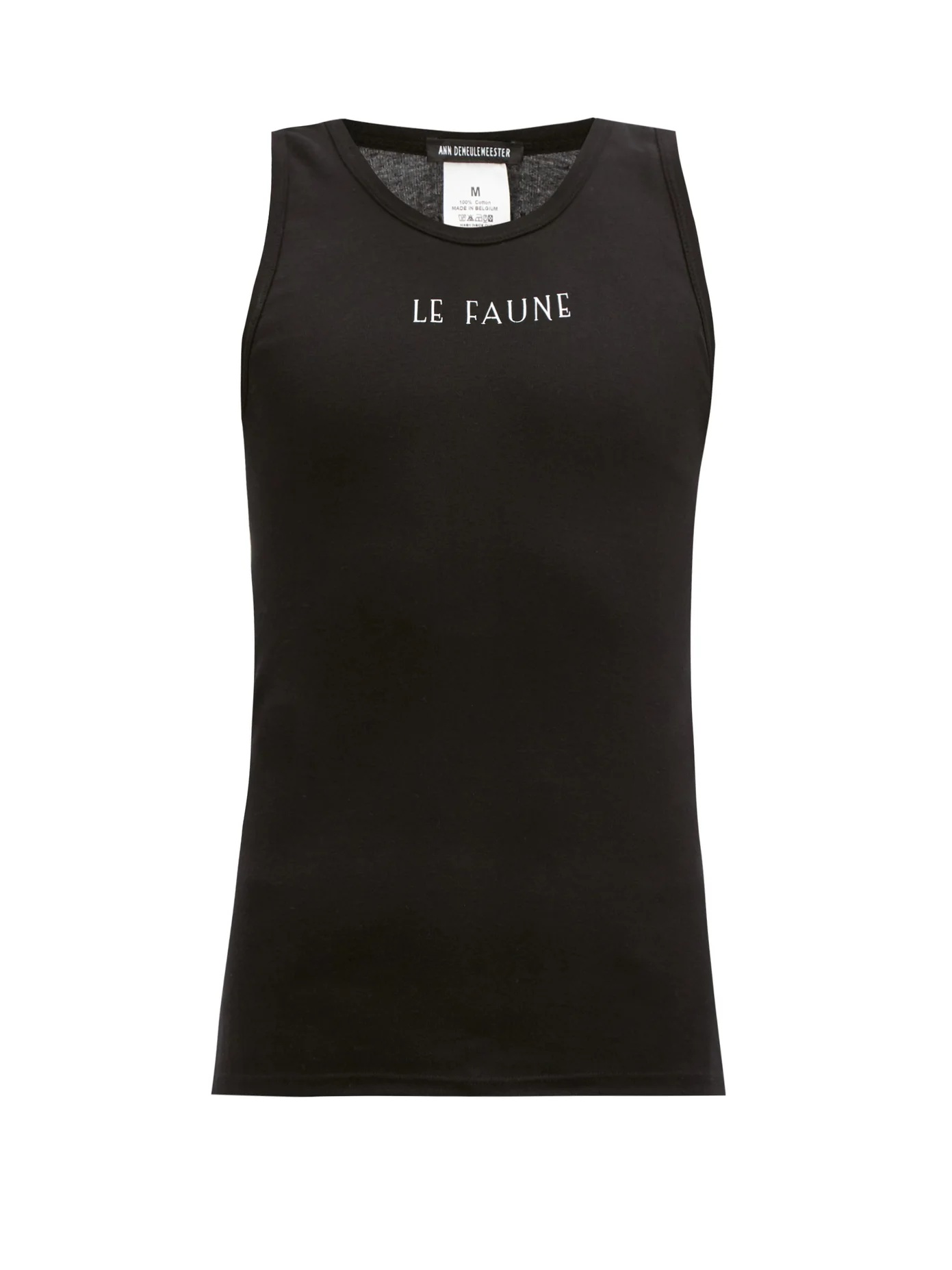 Le Faune-print cotton-jersey tank top - 1