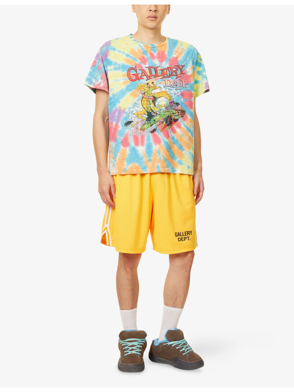 Rally Tie-Dye Graphic-Print Cotton-Jersey T-Shirt - 2