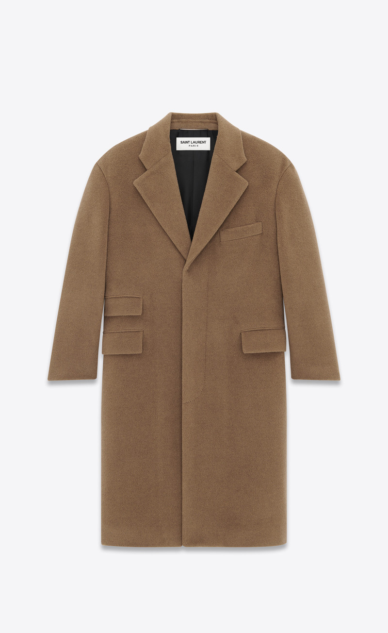 oversized coat in wool - 1