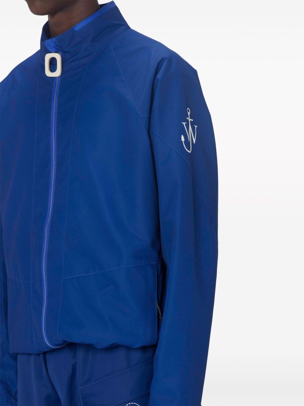 zip-up track jacket - 4