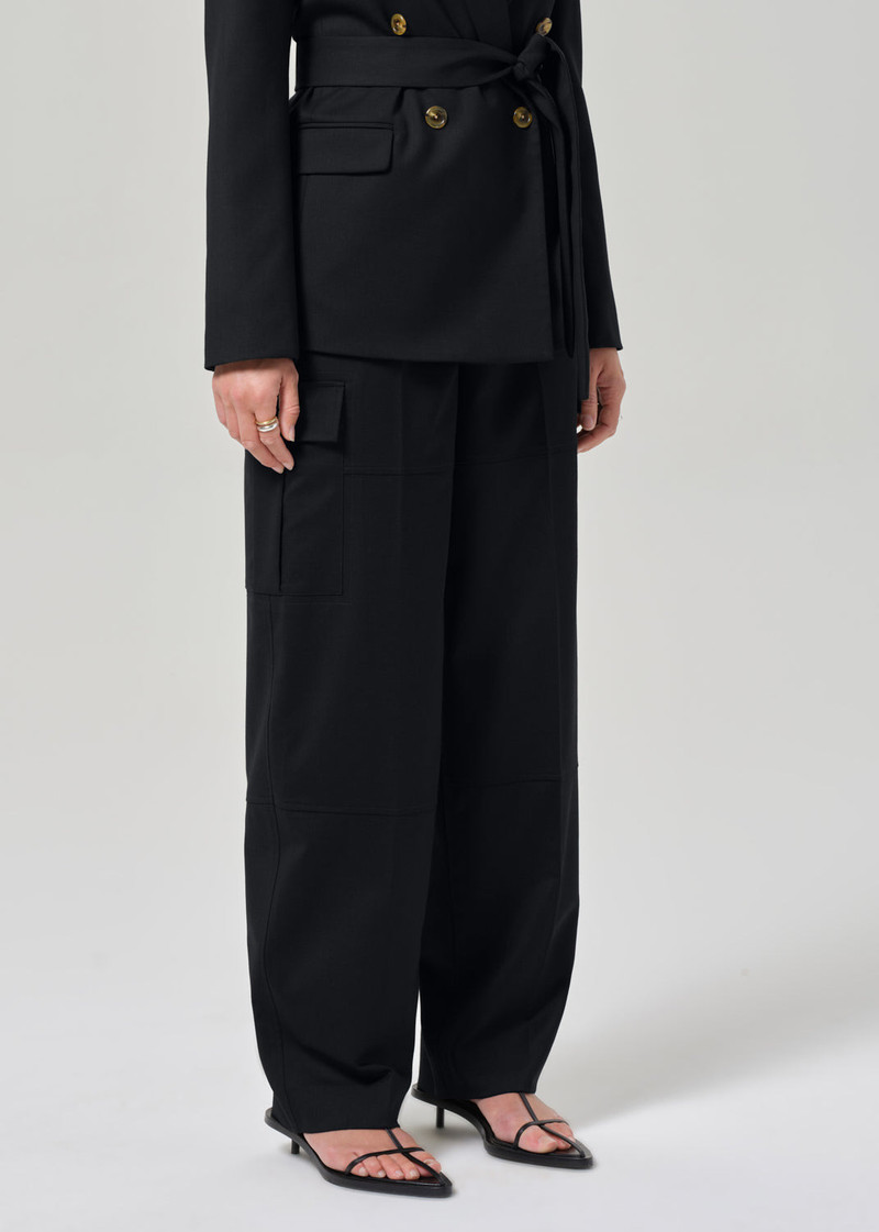 Tailored Cargo Pant In Black 1