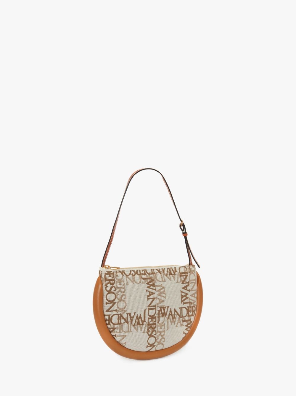 BUMPER-MOON LEATHER SHOULDER BAG - 2