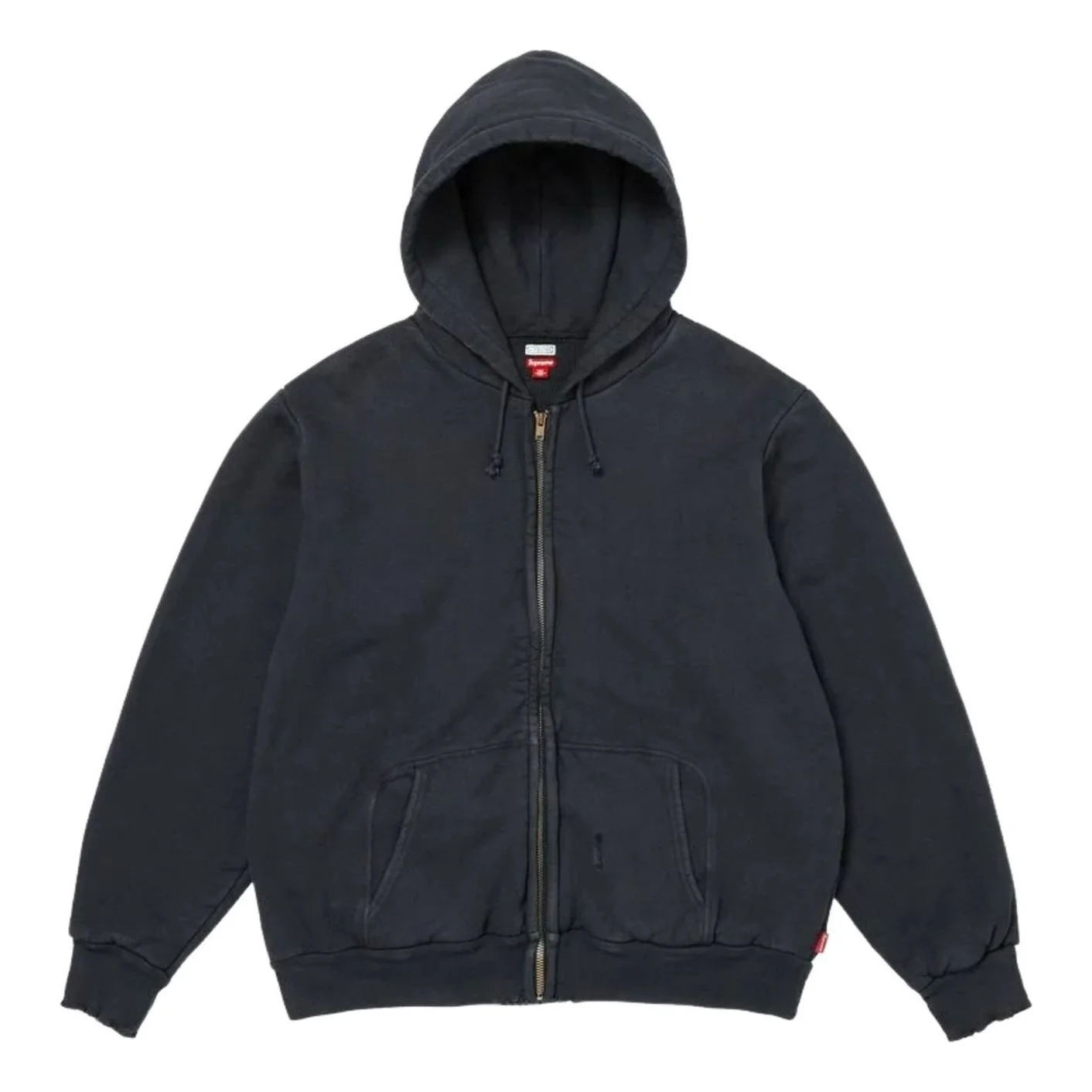Supreme FW26 x A.PRESSE Vintage Zip Up Hooded Sweatshirt 'Black' SUP-FW26-055-BLK - 1