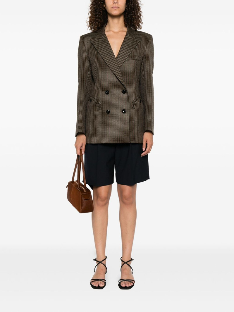 BLAZÉ MILANO houndstooth double-breasted jacket outlook