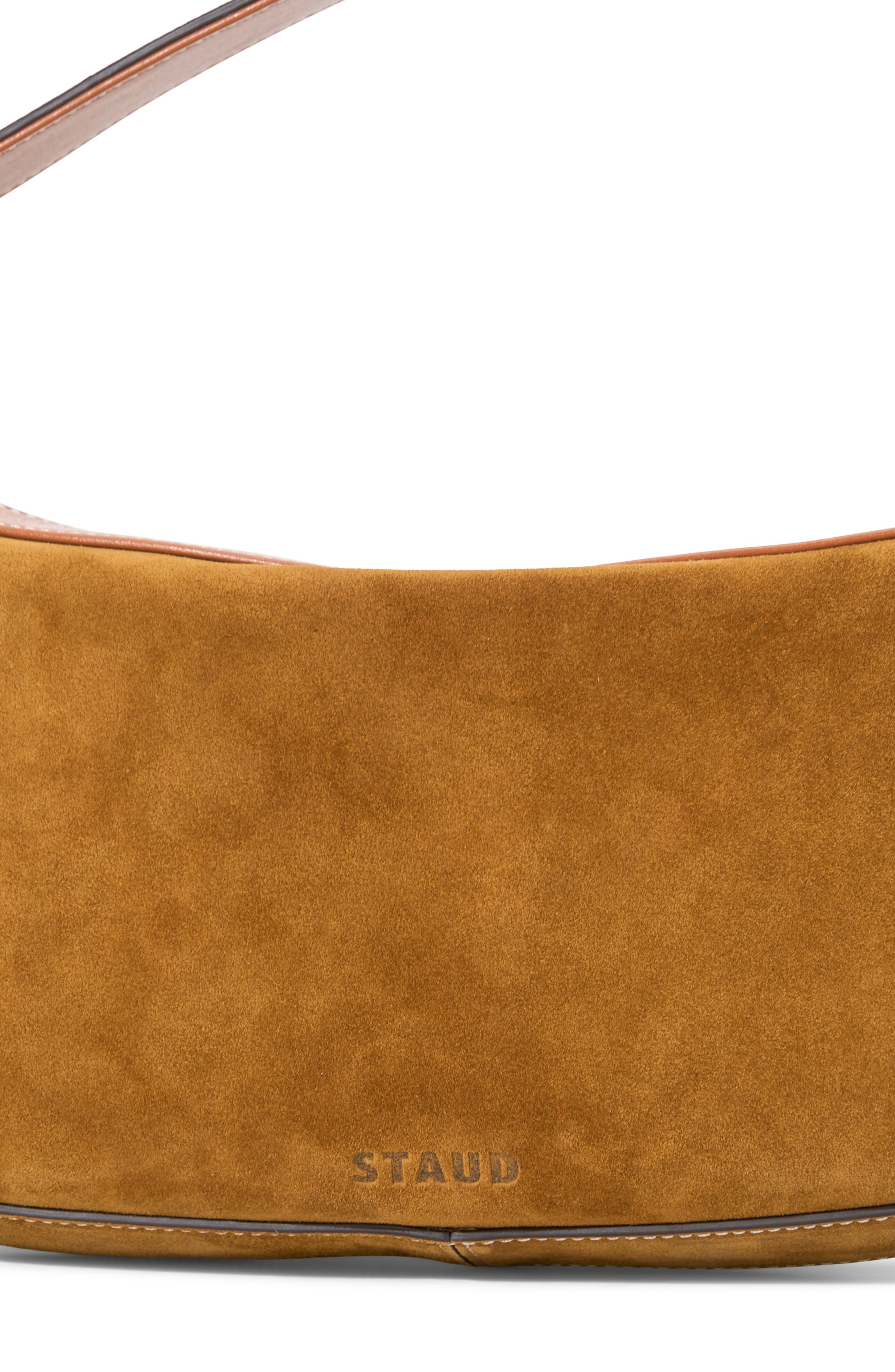 STAUD Demy Convertible Leather Shoulder Bag in Tan at Nordstrom - 9