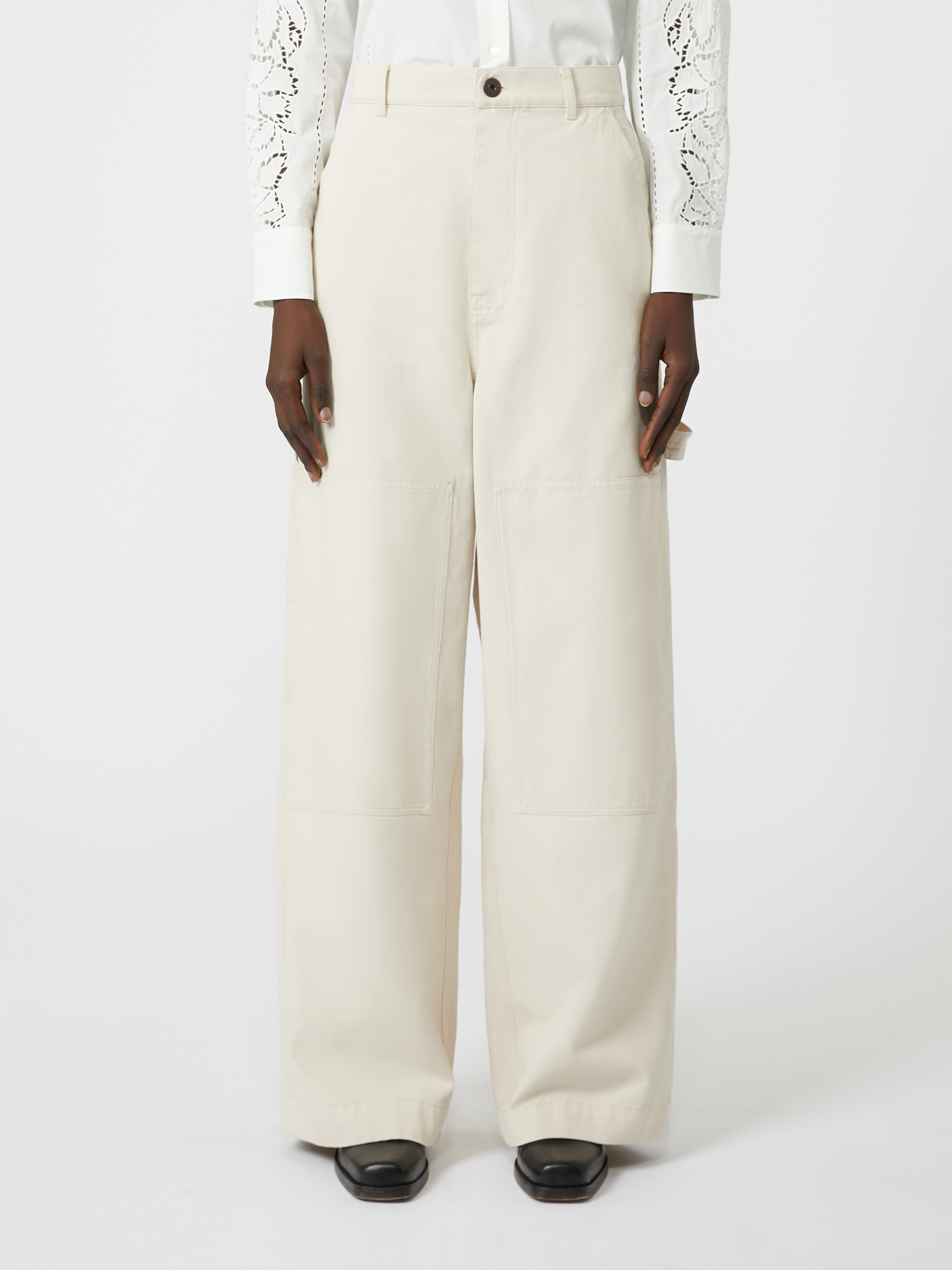 CARONTE Cotton drill workwear trousers - 3
