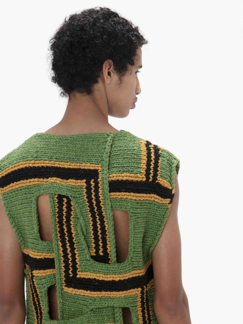 INTERWOVEN STRIPE VEST - 6