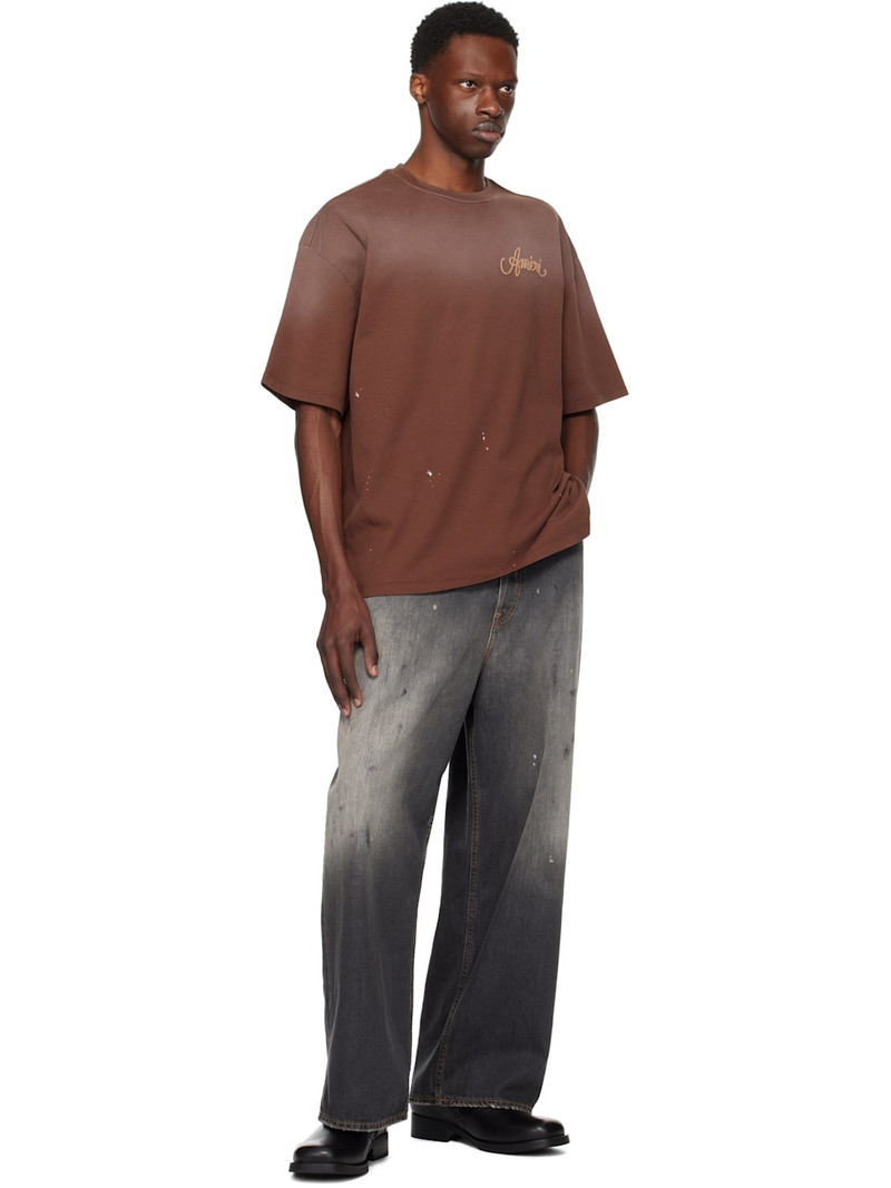 AMIRI Brown 'AMIRI Design Studio' T-shirt outlook
