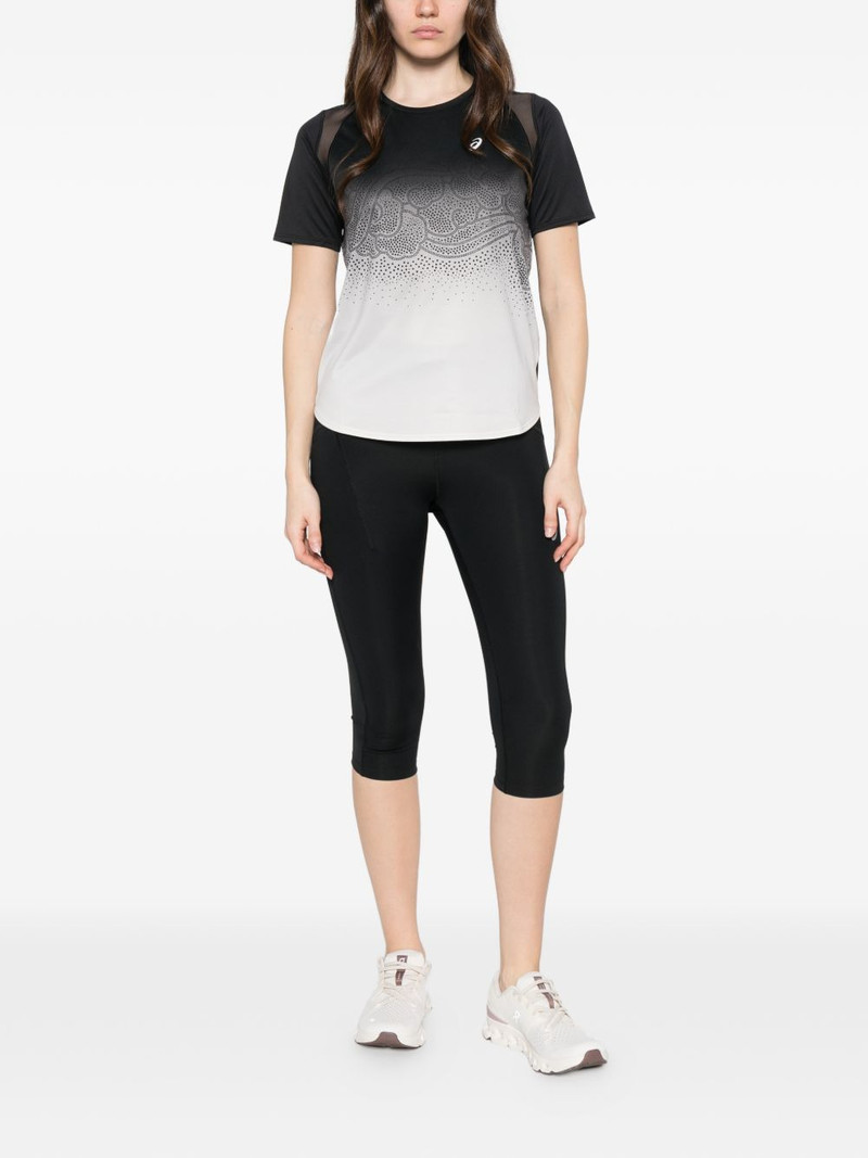 Asics Road mesh-panel printed T-shirt outlook
