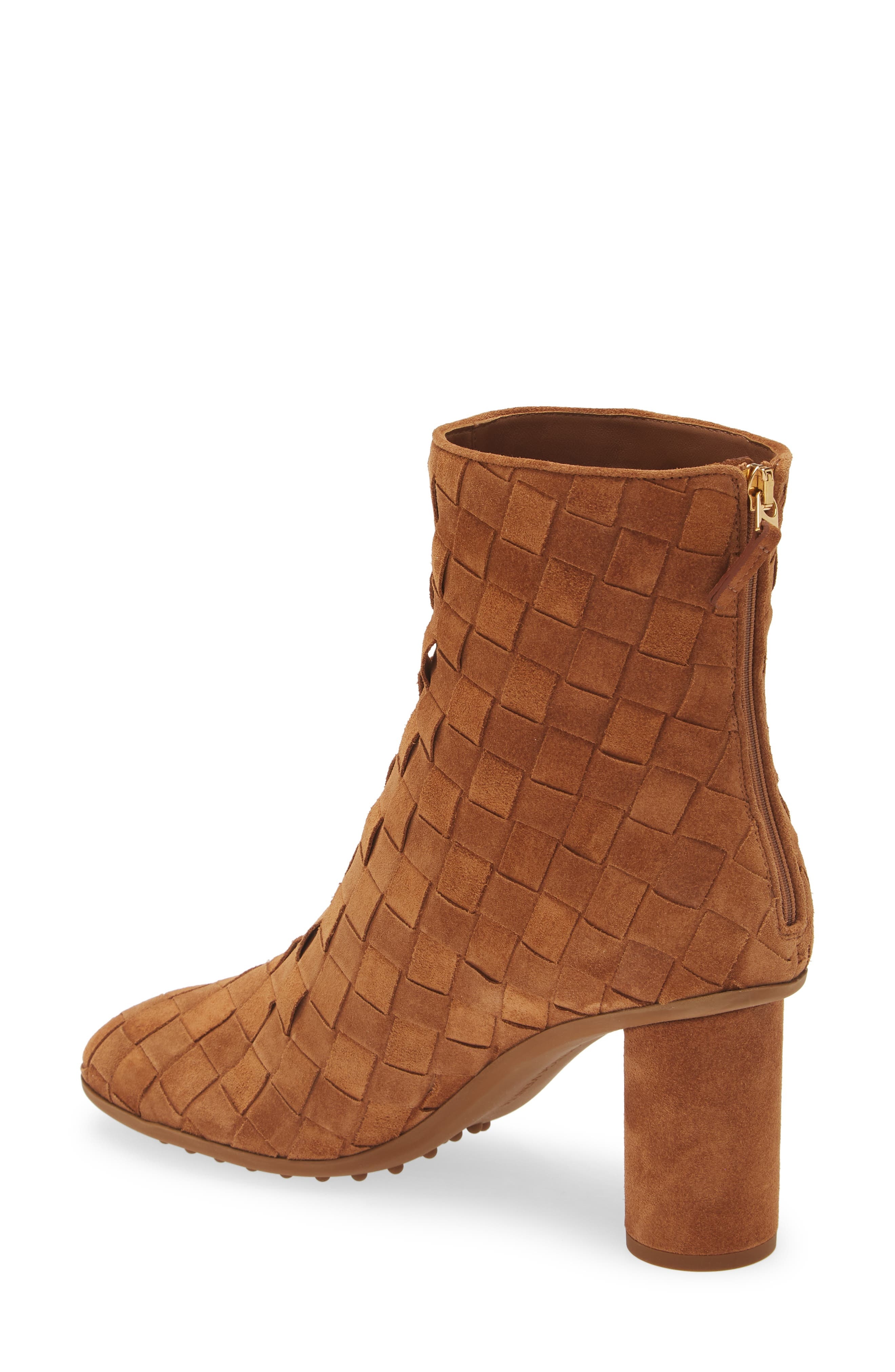Bottega Veneta Atomic Intrecciato Bootie in Caramel at Nordstrom - 2
