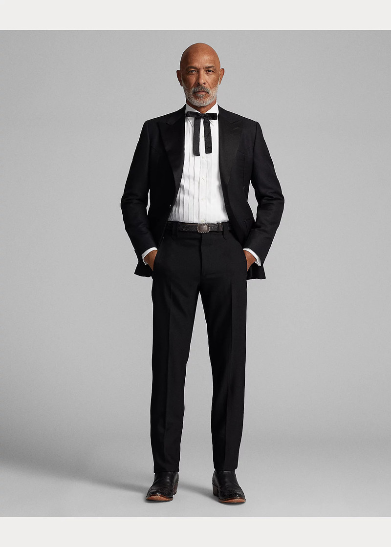 RRL by Ralph Lauren Slim Fit Wool Western Tuxedo Trouser outlook