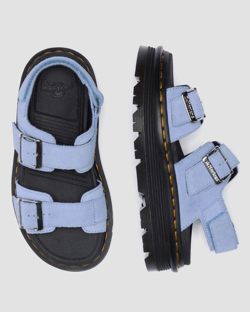 Dr. Martens Zebzag Sandals Suede Platform Sandals outlook