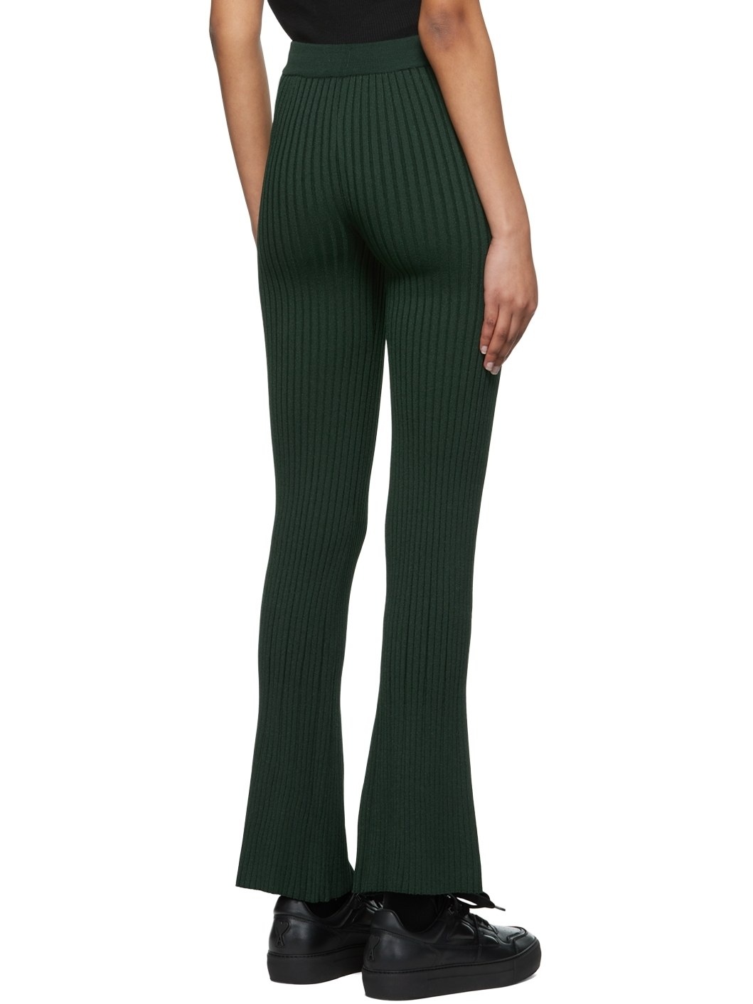 Green Viscose Lounge Pants - 3