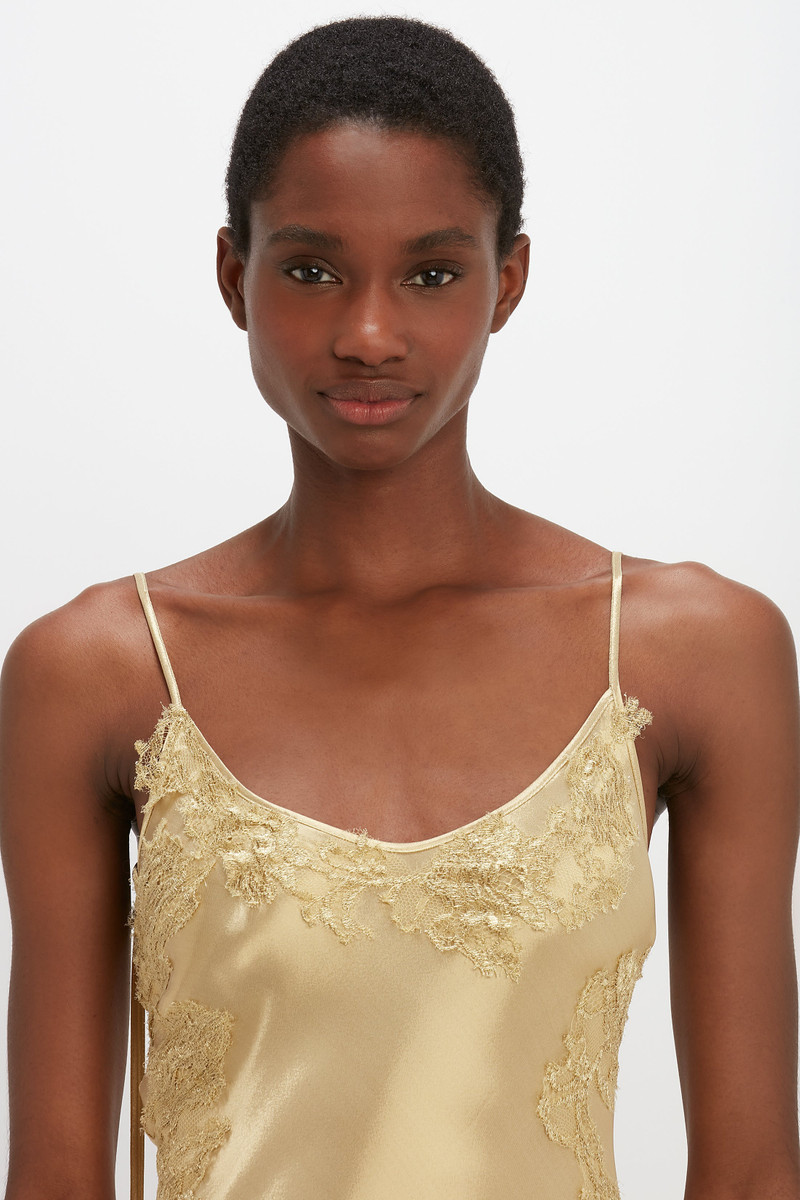 Liquid Metallic Gown in Gold 6