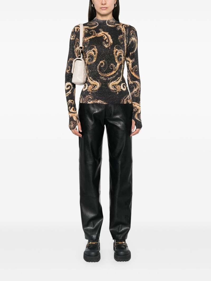 VERSACE JEANS COUTURE Chromo Couture-print sweater outlook
