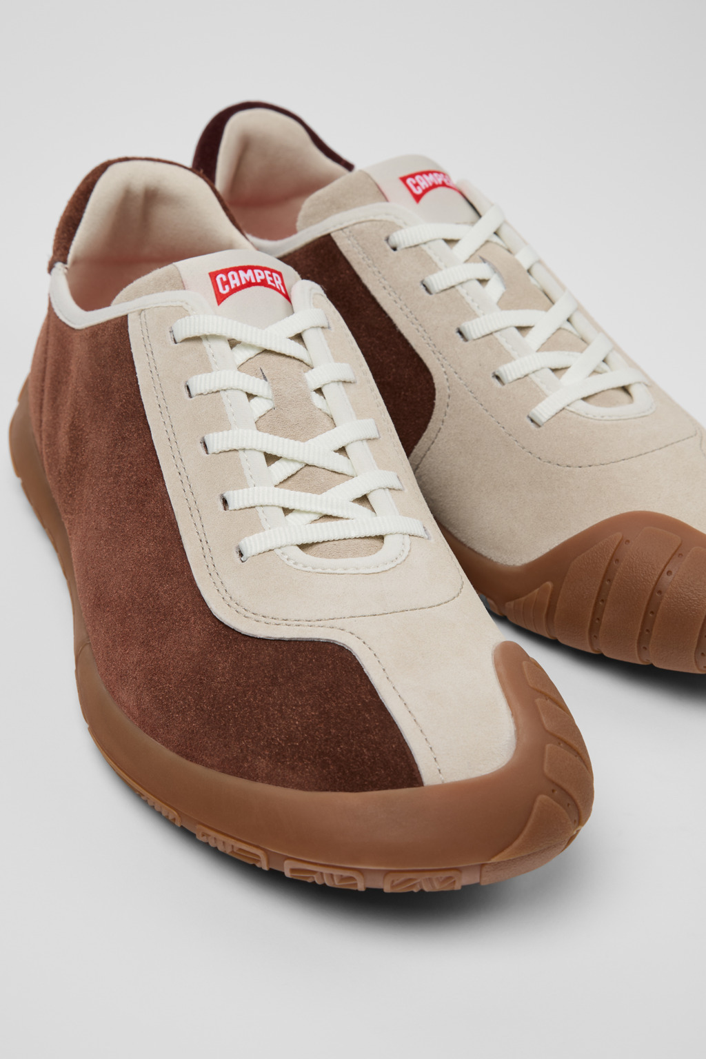 Multicolor Suede and Nubuck Sneakers for Men. - 2