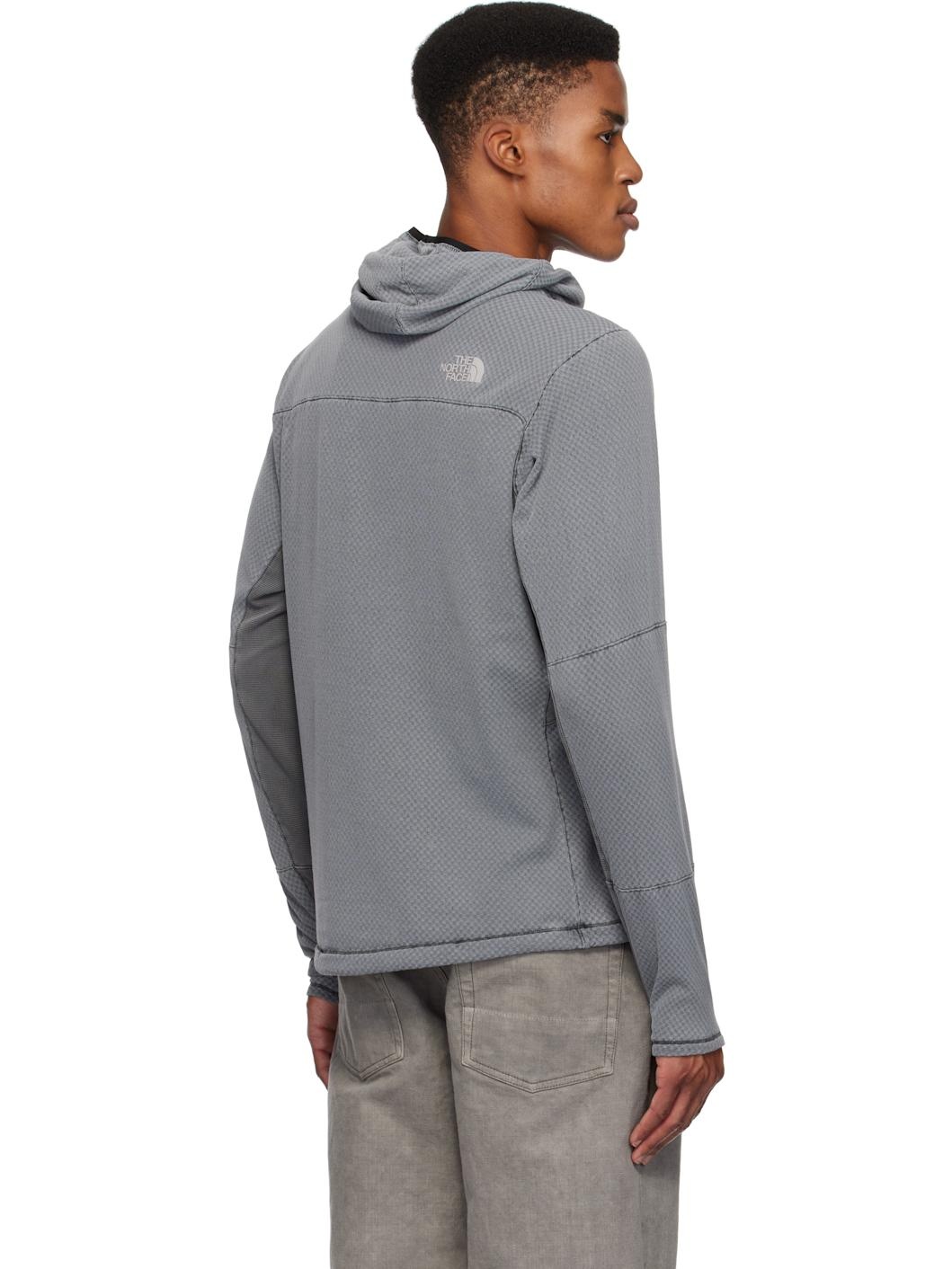 Gray Trailwear Garment Dye FUTUREFLEECE Hoodie - 3