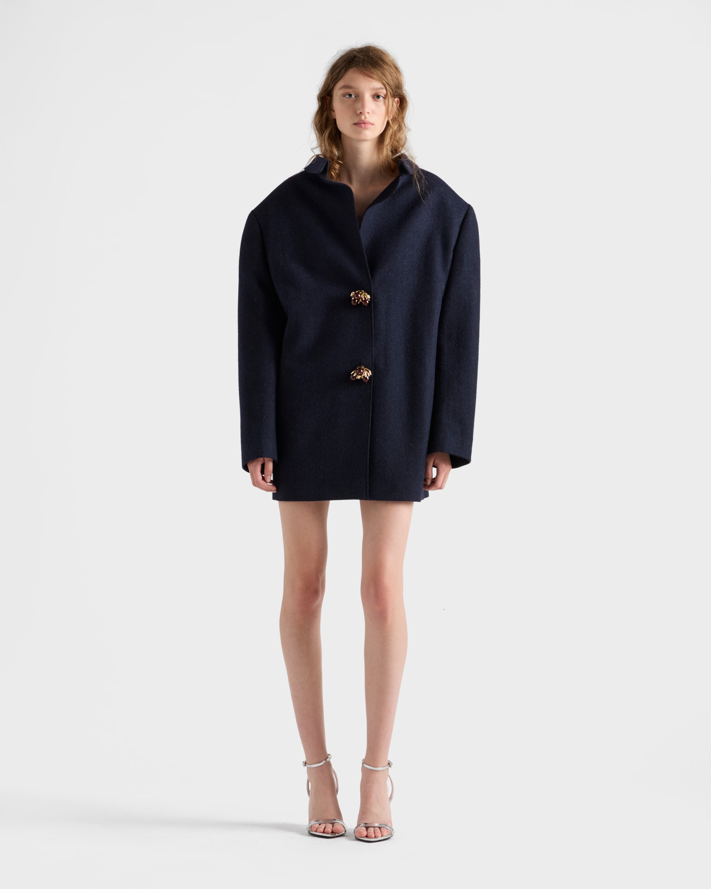 Shetland wool jacket with jewel buttons - 2