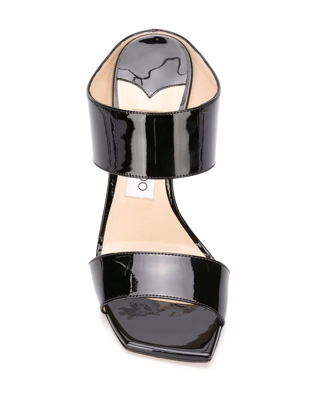 Hira 85mm patent-leather mules - 4