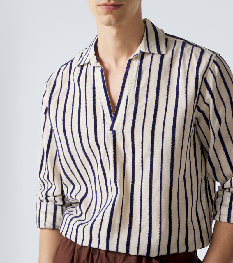 Ridley striped cotton-blend shirt 5