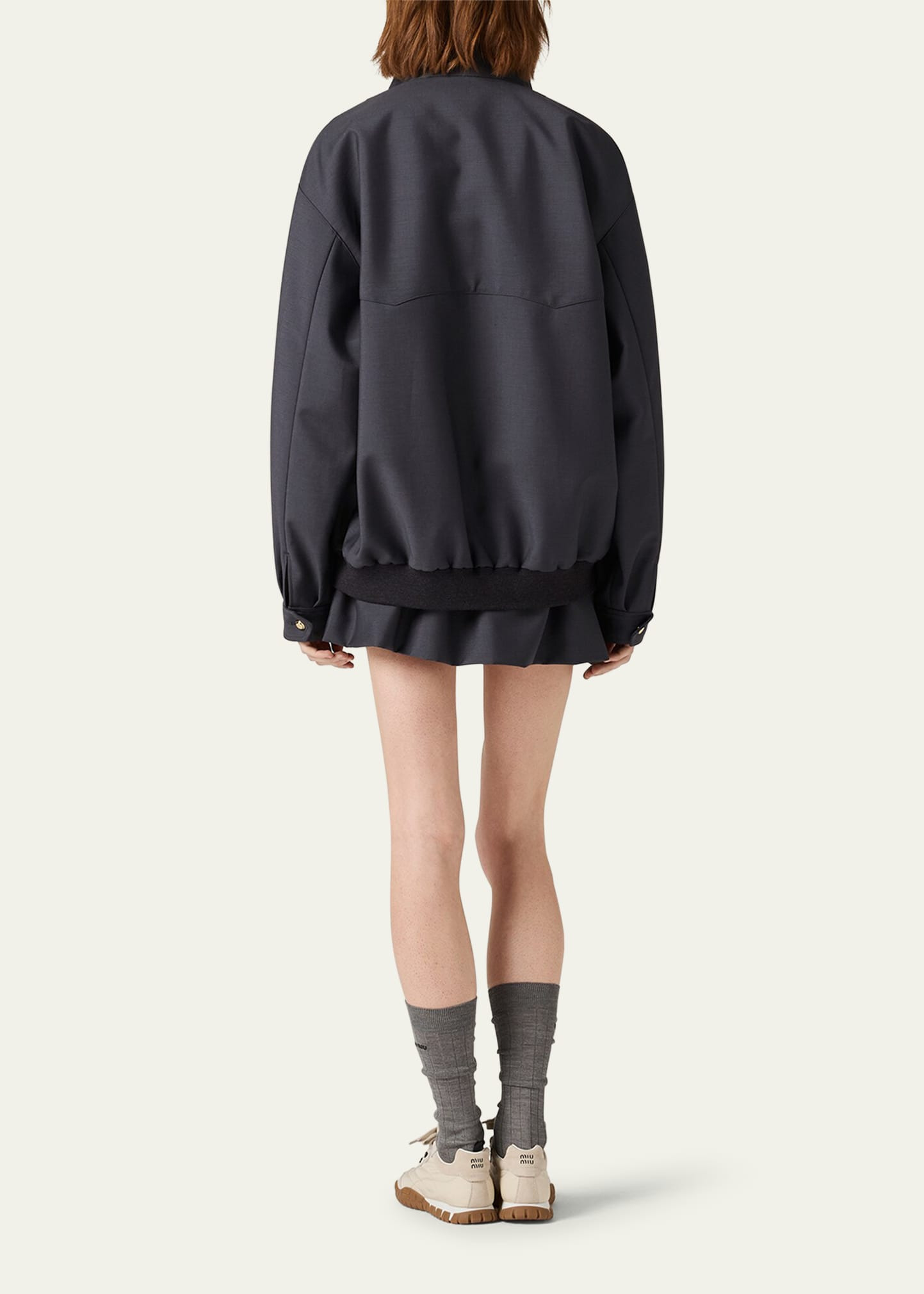 Drawstring Mini Skirt - 3