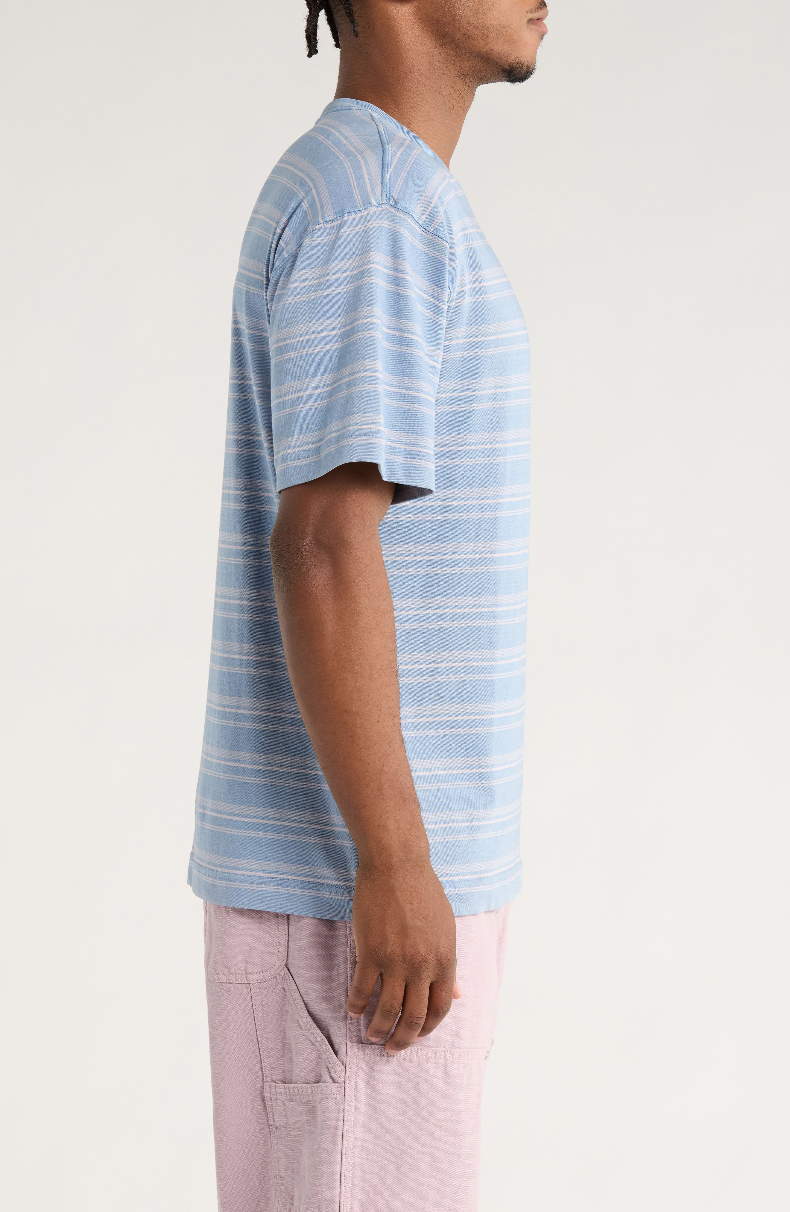 Carhartt Work In Progress Brodine Stripe T-Shirt in Brodine Stripe Sorrent at Nordstrom - 3