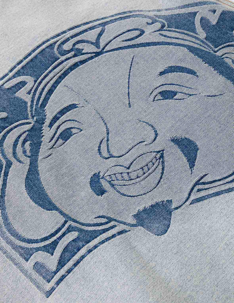 Godhead Jacquard Relax Fit Denim Jacket 7