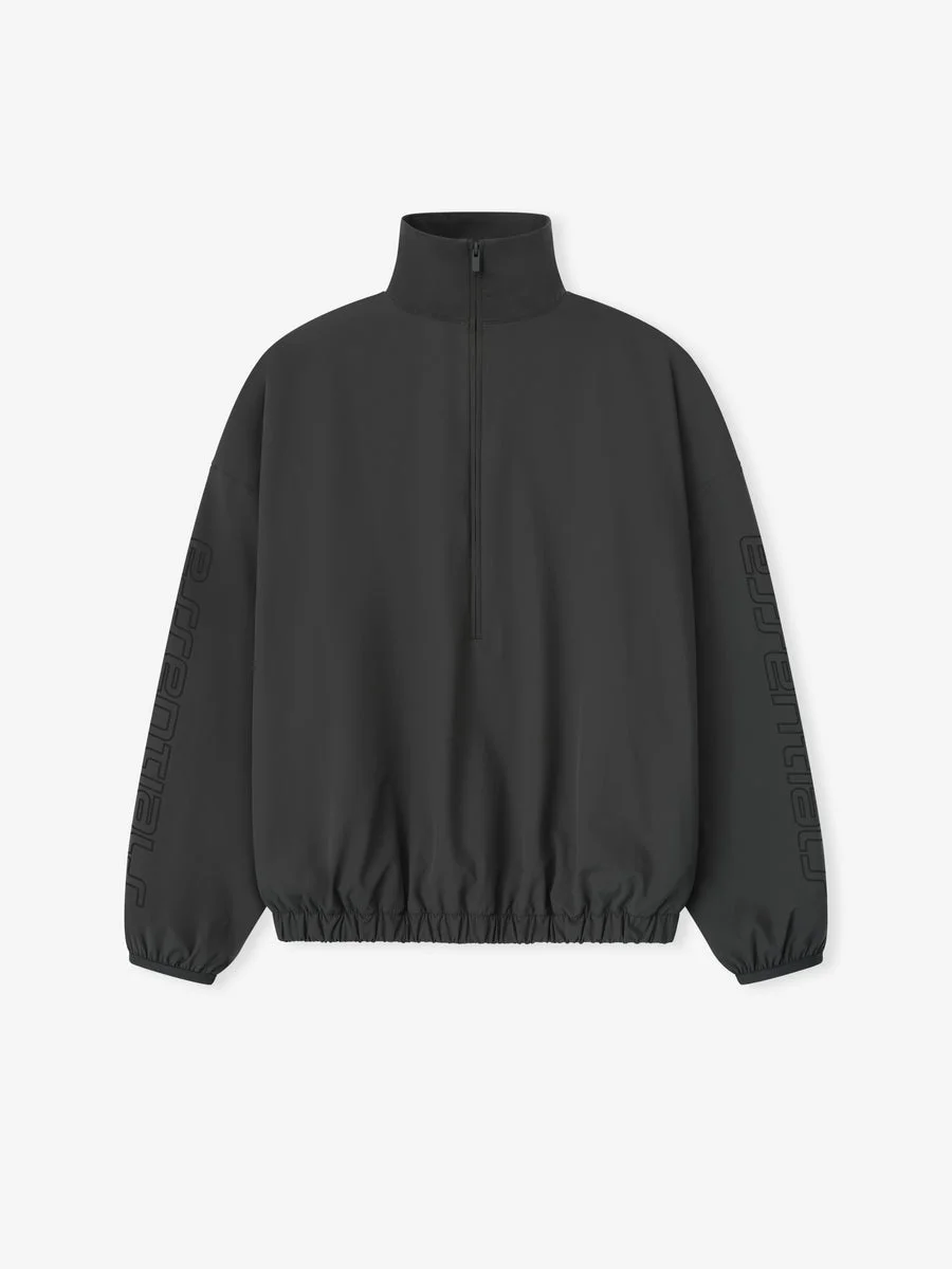 Nylon Half Zip Track Jacket - 1