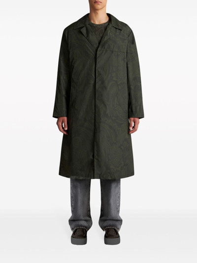 Etro paisley-print padded coat outlook
