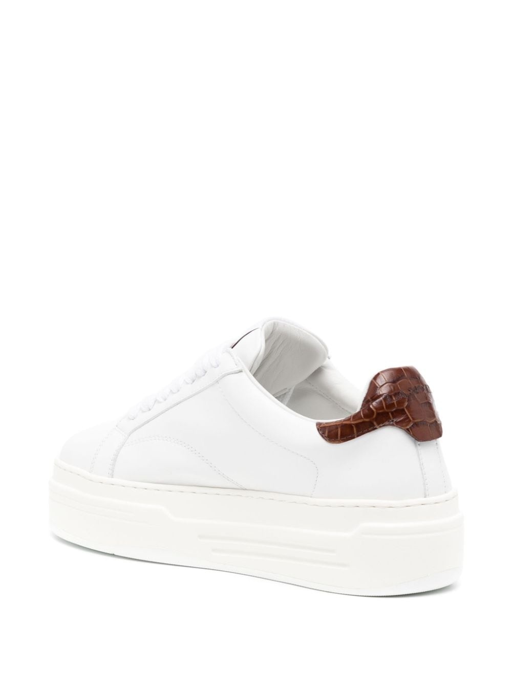 DDB0 leather platform sneakers - 3