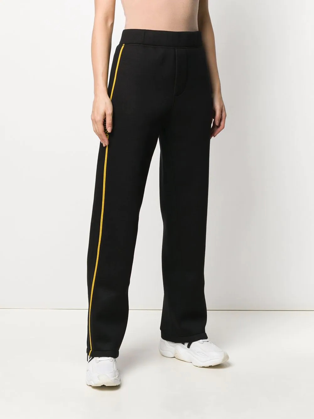 contrasting logo track pants - 3
