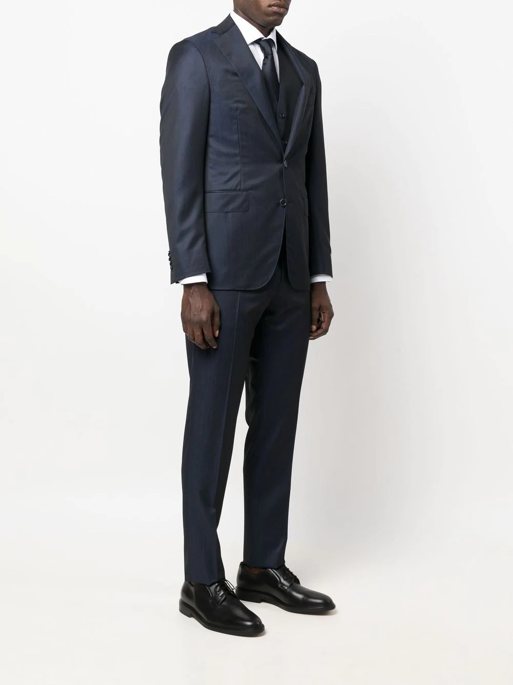 single-breasted three-piece suit - 3