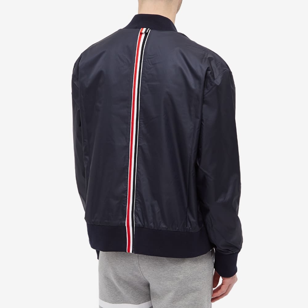 Thom Browne Tricolore Stripe Ripstop Bomber Jacket - 6