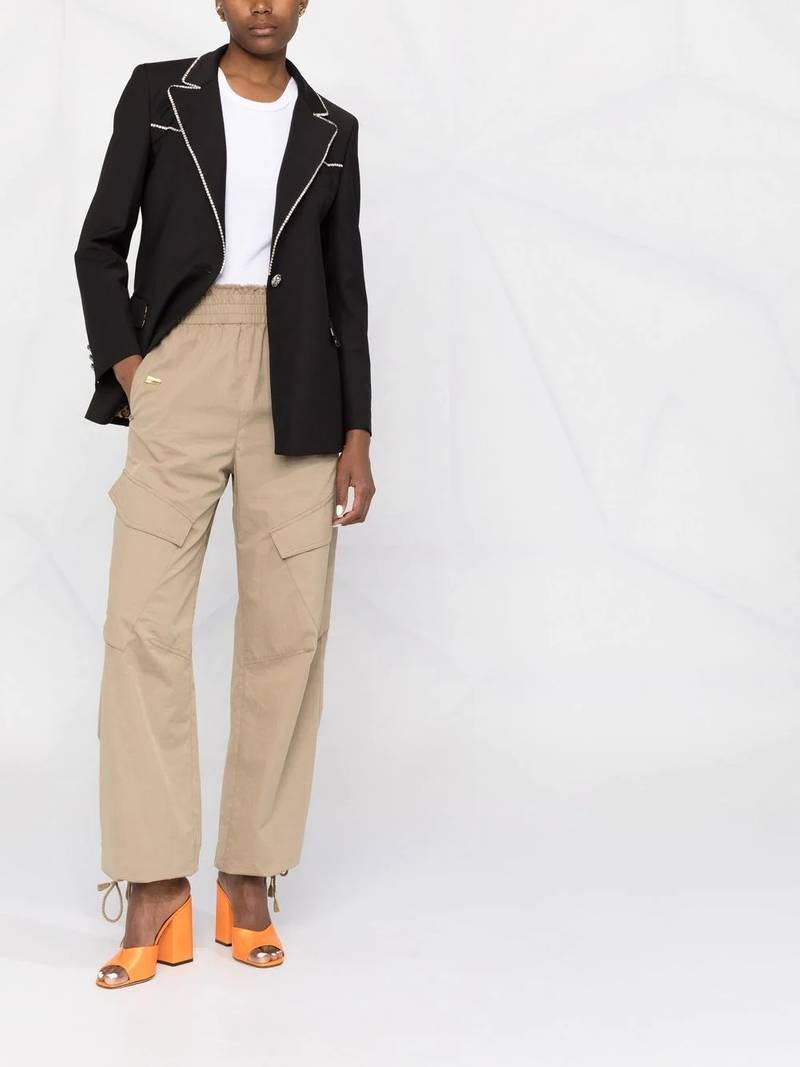 PHILIPP PLEIN crystal-embellished single-breasted blazer outlook