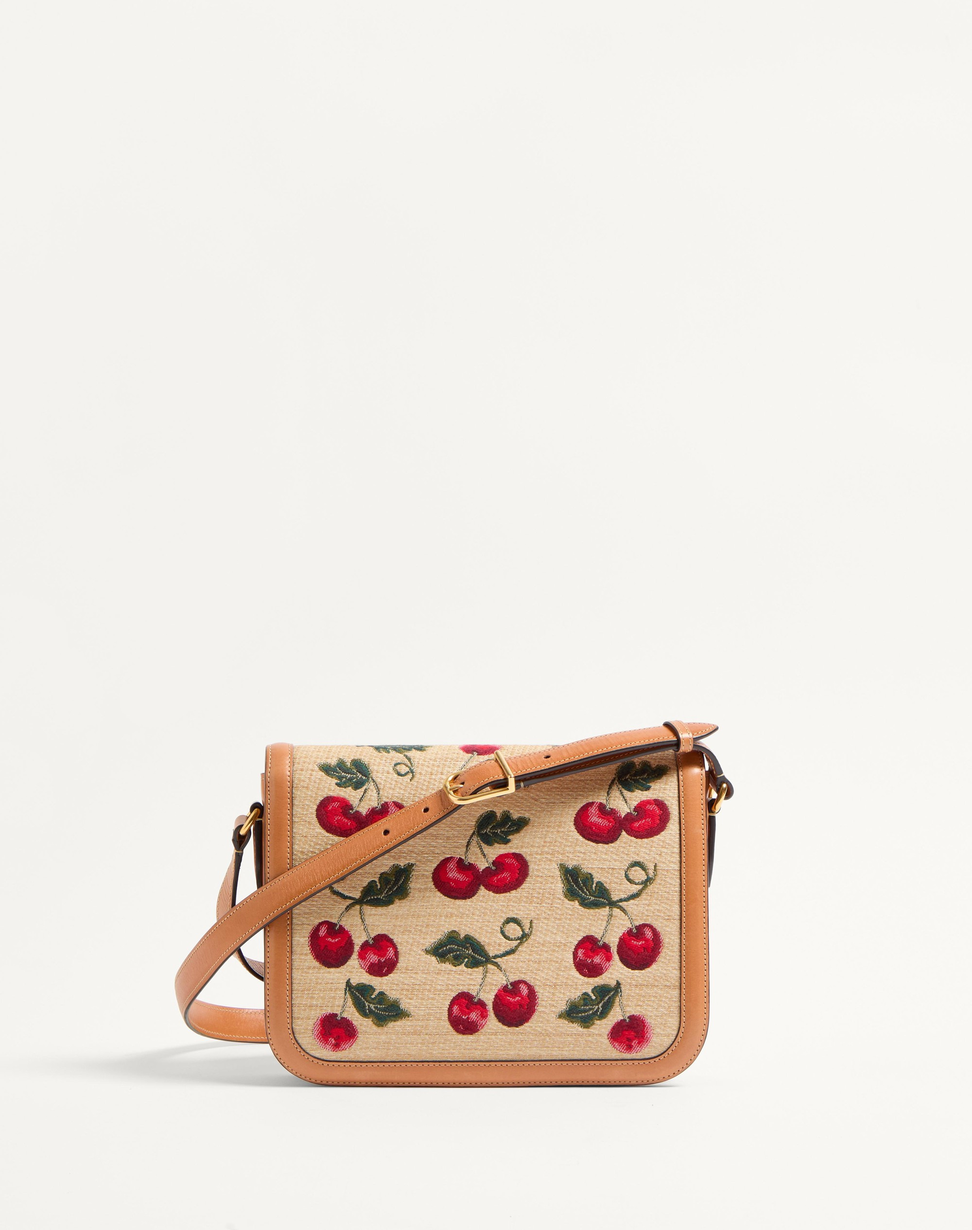 VALENTINO GARAVANI 9TO5 SHOULDER BAG IN SYNTHETIC JACQUARD RAFFIA - 5